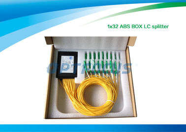 1310nm 1550nm Fiber Optic Splitter 1×32 FBT Coulper ABS SM DW CATV distribution