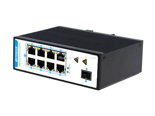 IEEE802.3af / At Micro POE Switch IP Camera 8 Port Industrial Push Switch