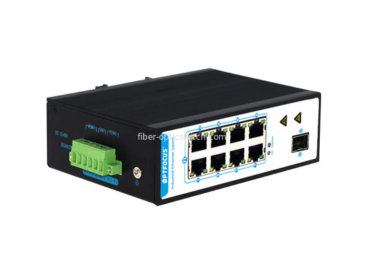 IEEE802.3af / At Micro POE Switch IP Camera 8 Port Industrial Push Switch