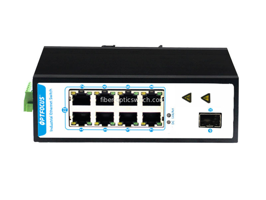IEEE802.3af / At Micro POE Switch IP Camera 8 Port Industrial Push Switch