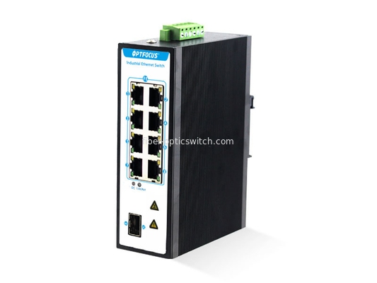 IEEE802.3af / At Micro POE Switch IP Camera 8 Port Industrial Push Switch