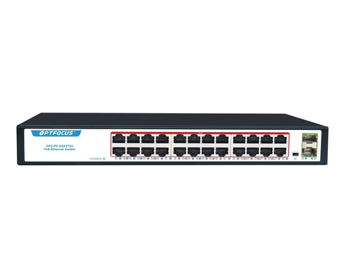 сила RJ-45 переключателя локальных сетей сети силы 370W PoE внутренняя Mbps 1000
