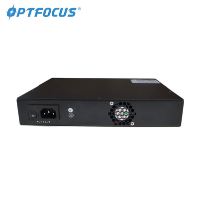 24 порта GPON EPON OLT 10G 2.5G/1.25G/1G/100M 300mm*440mm*45mm